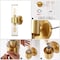 Jonathan Y Quinn 15.5" 2-Light Mid-Century Modern Iron/Acrylic LED Sconce, Brass Gold/Clear JYL9913A - alternate 4