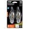Feit Electric LED Bulb, Decorative, Flame Tip Lamp, 60 W Equivalent, E26 Lamp Base, Dimmable, Clear BPEFC60/927CA/FIL - alternate 2