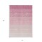 Homeroots 3' X 5' Pink And Ivory Ombre Washable Indoor Outdoor Area Rug 595817 - alternate 6