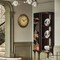 Clockswise 16in Round Battery-Operated Vintage Chiming Wall Clock with Chime & Non-Ticking Feature, Rustic Gold QI004821 - alternate 4