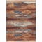 Homeroots 9' X 12' Copper Rust And Ivory Abstract Washable Indoor Outdoor Area Rug 612495 - alternate 5