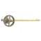 Kingston Brass Universal Front or Side Mount Toilet Tank Lever with Knurled Handle, Brushed Nickel KTRNKD8 - alternate 1