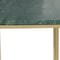 Homeroots 24" Green and Gold Marble and Metal End Table 632685 - alternate 5