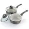Gibson Home Hestonville 7 Piece Aluminum Nonstick Cookware Set in Grey with Bakelite Handles 127765.07 - alternate 6