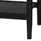 Baxton Studio Shirin Mid-Century Beige Fabric and Black Wood 3-Drawer Chest 255-14150-ZORO - alternate 6