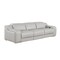 Homeroots 103" Light Gray Italian Leather Reclining USB Sofa 632871 - alternate 10