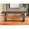 Homeroots 86" Dark Brown Solid Wood Dining Table 521833 - alternate 5