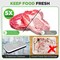 Nutrichef Vacuum Sealer Bags for Food 8 in x 50 ft & 11 in x 50' (2 Rolls, 100 ft Total) PRTPKVS16RL - alternate 4