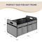 Simple Deluxe Car Trunk Organizer, Collapsible 2 Compartments Trunk Storage, Anti-slip Design, Made of Waterproof AAORGNTRUNK2OXGRY - alternate 8