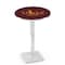 Holland Bar Stool Co 36" Chrome Louisiana-Monroe Pub Table, 36" dia. Top L217C3636LA-Mon - alternate 1