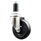 Service Caster 4 Inch 316SS Soft Rubber Wheel Swivel 1-3/8 Inch Expanding Stem Caster SCC SCC-SS316EX20S414-SRS-138 - alternate 1