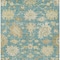 Homeroots 10' X 14' Teal Blue Ivory And Green Floral Washable Indoor Outdoor Area Rug 605228 - alternate 6