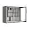 Koolmore 2 Door Stainless Steel Back Bar Cooler Counter Height Glass Door Refrigerator with LED Lighting BC-2DSW-SS - alternate 5