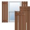 Ekena Millwork True Fit PVC, Three Board Spaced Board-n-Batten Shutters, Burnt Toffee, 17 1/8W x 32H, PR TFP101SBF17X032BT - alternate 1