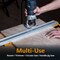 Powertec 50" Circular Saw Guide w/ Straight Edge, Quick Release Horizontal Toggle Clamps & Mounting Plate 72054 - alternate 7