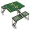Picnic Time Family Of Brands Oregon Ducks - Football Field - Picnic Table Portable Folding Table 811-00-121-475-0 - alternate 1