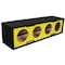 Deejay Led For 12-in Four Horn Side Speaker Enclosure YELLOW Vinyl cloth colored D12H4VYYELLOSIDE - alternate 4