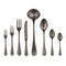 Mepra Epoque Pewter Flatware Set - 43 Pieces - Black Gold 106822043PON - alternate 1
