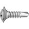 Auveco #8-18 x 5/8in Phillips Oval Flush Washer Sems Tek - Chrome, 100PK 11448 - alternate 1