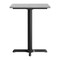 Flash Furniture 30" x 24" Tabletop, Seamless Surface Technology, Gray Faux Concrete, 22x22 Black Table Height X-Base ST-REC2430-CMGY-T2222-GG - alternate 4