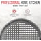 Bakken- Swiss BAKKEN Pizza Pan, Round Perforated, Nonstick Marble Coating, Dishwasher Safe, Gray BAKPIZ11GRM - alternate 6