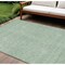 Homeroots 10' X 14' Sage And Gray Geometric Washable Indoor Outdoor Area Rug 595678 - alternate 1