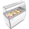 Koolmore 50 in. 8 Tub Ice Cream Dipping Cabinet Display Freezer with Sliding Glass Door and Sneeze Guard KM-ICD-49SD-FG - alternate 5