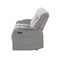 Global Furniture Usa Contemporary U8000 Grey Power Reclining Sofa W/Power Headrest, Dropdown Table W/ Wood Trim & Reading Light, & Led Light U8000-GREY-PRS W/ PHR DDT WC + LED - alternate 5
