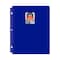 C-Line Products 8-1/2" x 11" Blue Two-Pocket 3-Hole Punch Heavyweight Poly Portfolio Folder, 25EA/BX, 6BX/CT 33935-BX - alternate 1