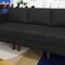 Flash Furniture HERCULES Artemis Black LeatherSoft Middle Reception Chair w/Wooden Walnut Legs ZB-8921M-BLK-GG - alternate 6