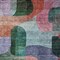 Homeroots 8' X 10' Green Purple And Blue Abstract Washable Indoor Outdoor Area Rug 604369 - alternate 3