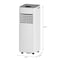 Edendirect 4800 BTU (DOE) 115-Volt Vented Medium Room Portable Air Conditioner Remote Included ZRKY-29B1 - alternate 5