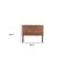 Homeroots Brown Natural and Rustic Woven Banana Leaf Straight King Size Headboard 474690 - alternate 3