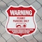 Signmission No Parking Without Permit Shield Sign Wa, 6 inch X 6 inch, Plastic Sign, 2PK SHI-P-2PACK-6-398 - alternate 3