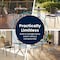 Flash Furniture 5PC Patio Set-55" Glass Table, 4 Black Chairs TLH-089REC-017CBK4-GG - alternate 10