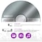 Maxell DVD+RW 4X REWRITABLE 4.7GB UP TO 120 MIN RECORDING 5PK JEWEL CASE, 5PK 634045 - alternate 4