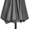 Pure Garden 9 ft Round Patio Umbrella Easy Crank, Vented Canopy Outdoor Umbrella for Shade 50-LG1418 - alternate 5