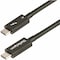 Startech.Com 3FT 1M THUNDERBOLT 4 CABLE - 40GBPS - 100W PD - 4K/8K VIDEO - INTEL-CERTIFIED TBLT4MM1M - alternate 1