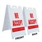 Signmission We Accept Credit Cards, A-Frame & 2 Decals Installed, Heavy-Duty Plastic Frame SBHD-D-2436-We Accept Credit Cards - alternate 2