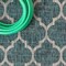 Jonathan Y Trebol Moroccan Trellis Textured Weave Teal/Gray 2 ft. x 8 ft. Indoor/Outdoor Runner Rug SMB109E-28 - alternate 6