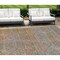 Homeroots 8' X 10' Gray Charcoal And Orange Abstract Washable Indoor Outdoor Area Rug 588927 - alternate 1