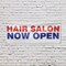 Signmission Hair Salon Now Open, 18 Inch x 48 Inch, Vinyl Banner B-30689 - alternate 2