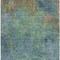 Homeroots 10' X 14' Blue Abstract Washable Indoor Outdoor Area Rug 608770 - alternate 4