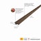 M-D Building Products Aluminum, Golden Bronze, 36 in L, 1.75 in W 31980 - alternate 3
