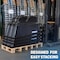 Magnum Tool Tilt Truck, 1 Cu. Yd. Covered Capacity Dump Cart with Heavy Duty 12 in Wheels (4-Pack) DUC100-R-04PK - alternate 3
