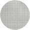 Homeroots 8' Gray And Ivory Round Geometric Washable Indoor Outdoor Area Rug 614751 - alternate 6