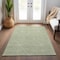 Homeroots 3' X 5' Sage And Ivory Geometric Washable Indoor Outdoor Area Rug 612094 - alternate 6