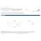 Gatco Clarion 18 in Towel Bar, Crystal-Clear Acrylic/Brushed Brass 5731 - alternate 3