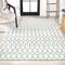 Jonathan Y Ourika Moroccan Geometric Textured Weave Green/Ivory 4 ft. x 6 ft. Indoor/Outdoor Area Rug SMB108R-4 - alternate 6