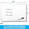 Flipside Two-Sided Aluminum Framed, Magnetic Dry Erase Board w/Pen, 12" x 17.5" 18232 - alternate 4